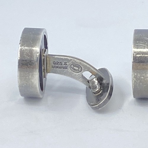 Georg Jensen Silver Cufflinks #91 Beautiful sterling Denmark 925 Horseshoe - Picture 5 of 6