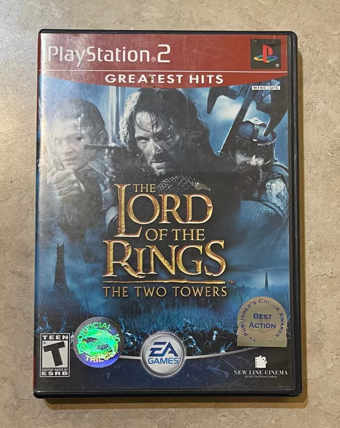 Lord Of The Rings Two Towers Sony PS2 Playstation 2 Game Complete