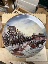 1992 ANHEUSER-BUSCH COLLECTIBLE HOLIDAY  PLATE "THE PERFECT CHRISTMAS"