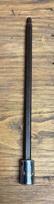 Mac T40 T40H Length 9'' Torx Star Socket 3/8'' Drive Tamper Resistant SC161