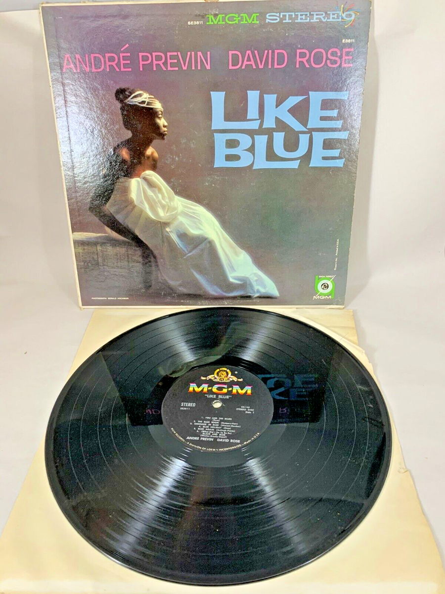Andre Previn David Rose Like Blue 1960 MGM Stereo Jazz LP SE3811