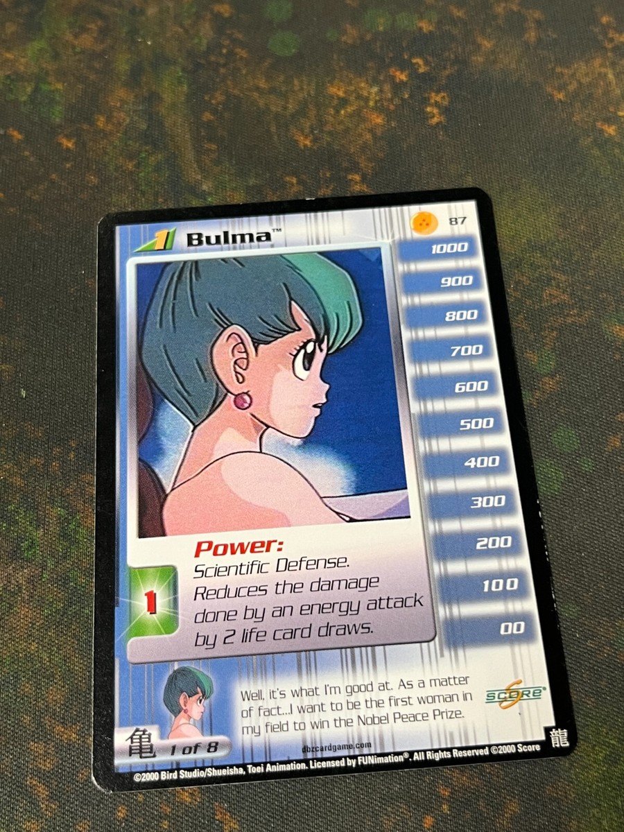 Level 1 Bulma - Dragon Ball Z DBZ CCG Score Card Nice! | eBay