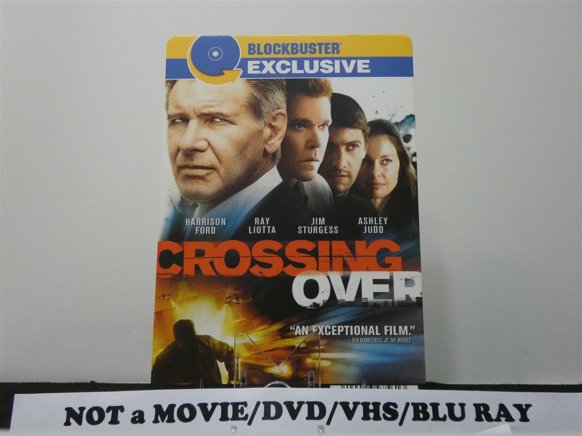 Crossing Over Backer Card NOT A MOVIE DVD Harrison Ford Ray