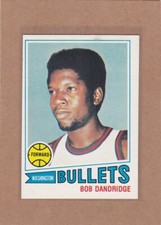 1977-78 TOPPS BASKETBALL WHITE BACK BOB DANDRIDGE #25 BULLETS EXMT *A16684