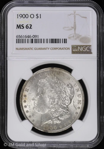 1900-O $1 Morgan Silver Dollar NGC MS 62 | Uncirculated UNC