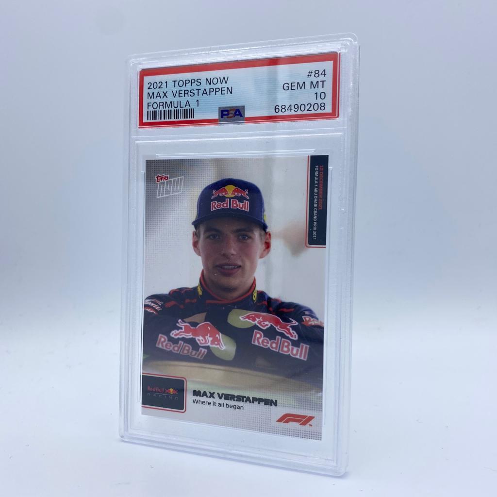 PSA 10 - Max Verstappen - Where It All Began #084 - Topps F1 Now