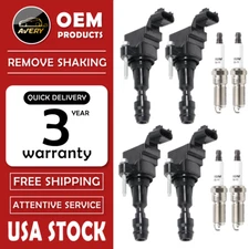 ✅ Ignition Coil + Spark Plug For Chevy Equinox Buick Regal Saturn GMC 2.4L UF491