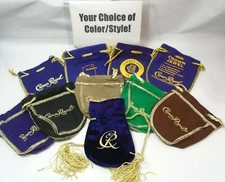 Crown Royal Bags Mini 50ml Shooter Tiny Small Size Choice of Color / Style 4"