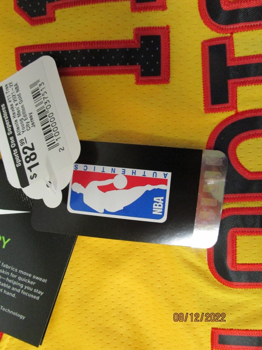 ATLANTA YOUNG ユニフォーム 11 Mサイズ 2020-24 Atlanta Hawks Young #11 Nike Swingman Home Jersey (M)
