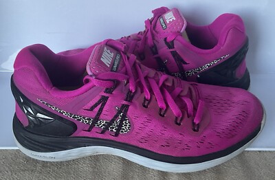 Nike Lunar Eclipse US 6/EUR Women's Running Shoes Pink/Black/White 