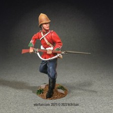 W Britain -  British 24th Foot Defending with Bayonet, No.3, 1879 #20211
