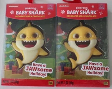 Nickelodeon (2-PACK) Pinkfong Baby Shark Decorated Milk Chocolate 2 oz  BB 07/25