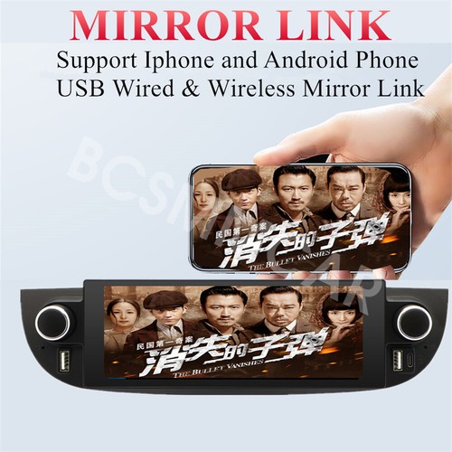 Fit For Fiat 500 2007-2018 Stereo Car Radio Android 14 GPS Navigation BT Camera - Picture 9 of 24