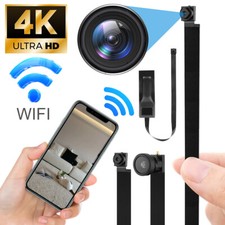 For Home/Office 4K Mini Security Camera Motion Detection DIY Mount WiFi Alerts