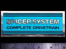 DANA - SPICER Complete Drivetrain - Orig. Vintage 70’s 80’s Racing Decal/Sticker