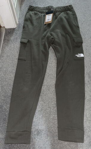 BNWT The Northface taupe green XL (16-18 Years) cargo joggers rrp £55 - Foto 1 di 7