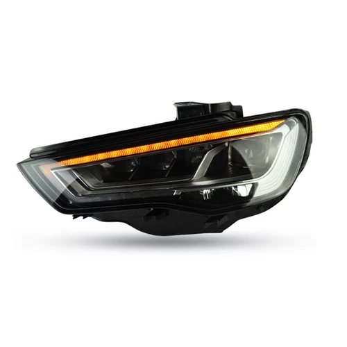 LED Headlights For Audi A3 8V S3 Sedan 2013-2016 w/Startup Sequential Front Lamp - Picture 18 of 19
