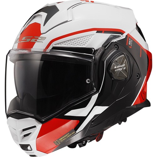 LS2 Motorcycle Helmet Advant X Metryk FF901 - Flip Helmet With Sun Visor - Picture 2 of 13
