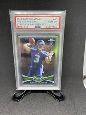 2012 Topps Chrome Russell Wilson #40 PSA 10 GEM MINT