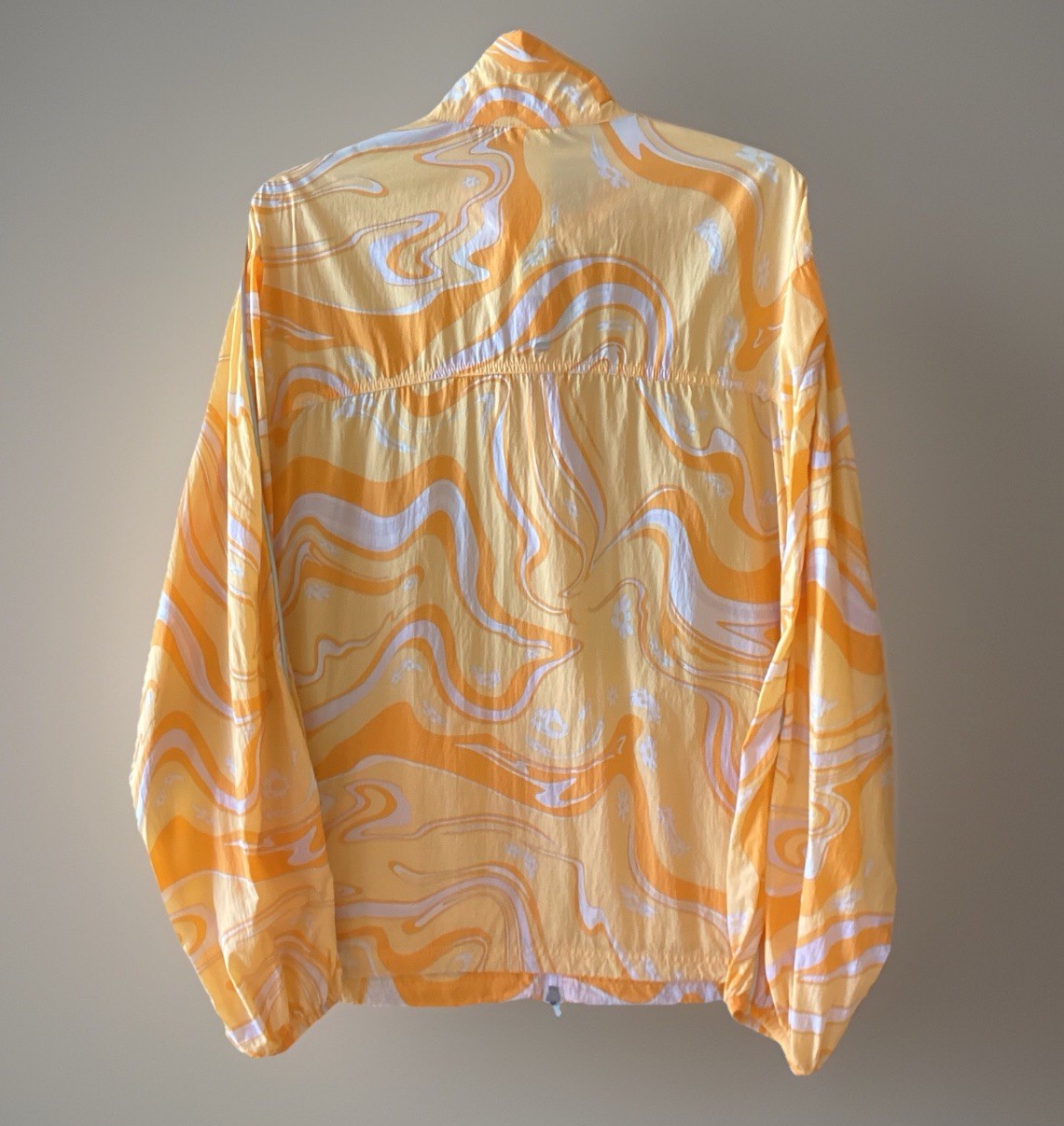 Fabletics Tempo Windbreaker Jacket Flyweight Marb… - image 9