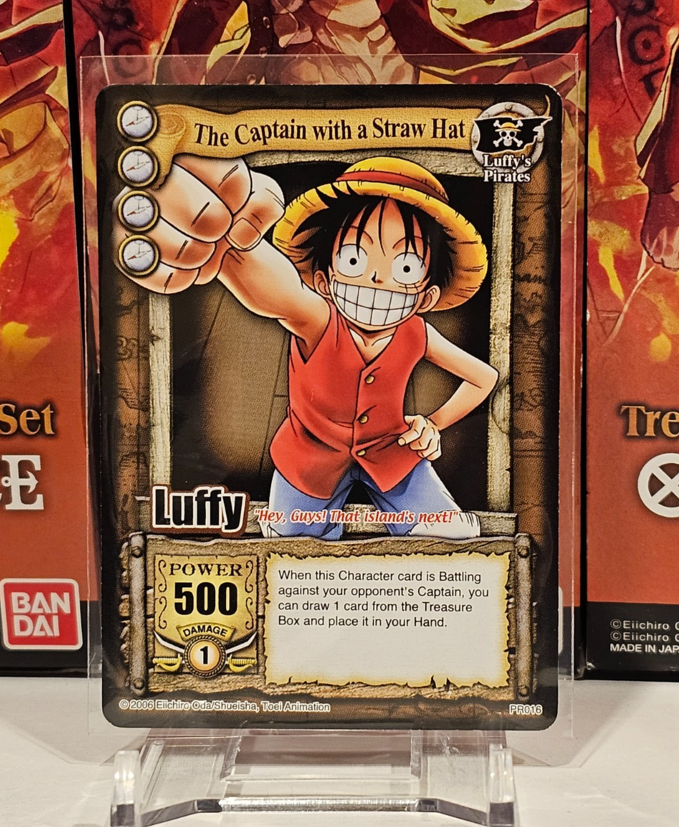 2006 Bandai One Piece CCG The Captain With A Straw Hat Promo Card