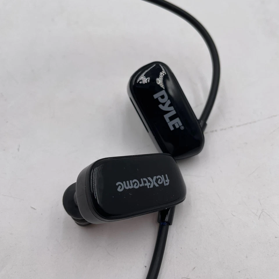 Pyle Reproductor MP3 Auriculares Bluetooth Impermeable Natación IPX8 PSWP28BK Negro Foto 3 de 4