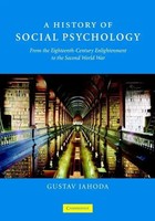 Gustav Jahoda | A History Of Social Psychology | Buch | Englisch (2016)