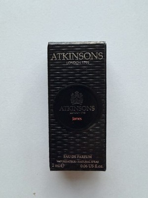 Atkinsons London James Eau De Parfum Sample Size 2ml 0.06oz Spray New