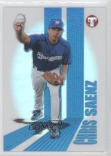 2004 Topps Pristine Uncirculated Refractor 940/999 Chris Saenz #167 0c2