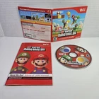 New Super Mario Bros. Wii (Nintendo Wii, 2009) Cardboard Sleeve w Manual CIB