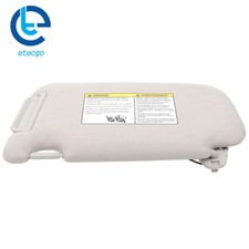 96400-3SG8A Passenger Side Sun Visor For Nissan Sentra 2013-2019 Gray With Light