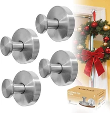 4 Pcs Suction Cup Hooks，No-Drill Suction Cup Hooks， Removable Hook，Towel Hook