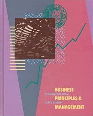 Business Principles and Management Hardcover Kenneth Everard