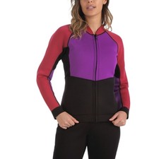 Sea-Doo Women  s Montego Wetsuit Jacket S/P Purple Red Neoprene Jet Ski NWT