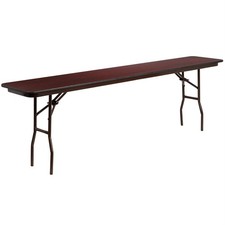Bowery Hill 18" x 96" Folding Table in Mahogany