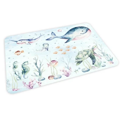 stabiles Vinyl Tischset Unterwasser Kinder Platzset abwaschbar - Bild 1 von 4