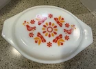 Vintage PYREX Friendship Casserole Dish, 1 1/2 Qt 043  W/Lid  1970’s