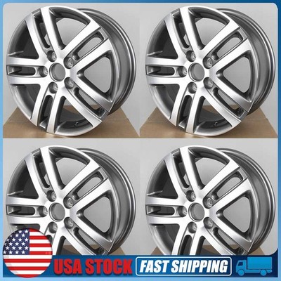 Set of 4 For Volkswagen Jetta 2005-2018 New 16 Inch Alloy Wheel Rim OEM QUALITY