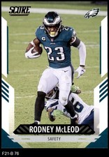 2021 Score #76 Rodney McLeod Eagles 8 - NM/MT