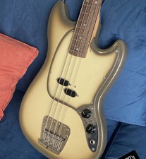 Squier Mustang Antigua Bass Guitar Good Condition