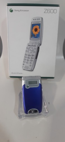 Sony Ericsson Z600 Blue-Original-Totaly New- Unlocked-In Original Box - Foto 1 di 9