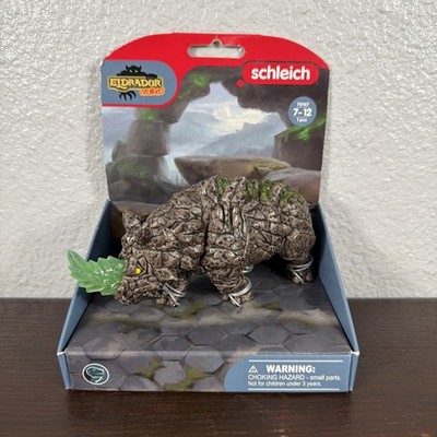 SCHLEICH Eldrador Creatures Battle Rhino Green Horn Toy Figure #70157 NEW In Box