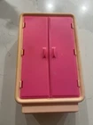 Vintage Barbie Armoire/Wardrobe 1970s Pink Closet