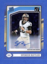 2024 Panini Clearly Donruss Rated Rookie Spencer Rattler #94 Autographs (AU RC)