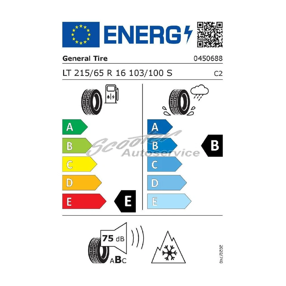 General Allwetter-Reifen 215/65 R 16 103S Grabber AT-3 3PMSF LRD | 4480 - Bild 2 von 4