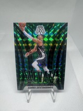 2024-25 Panini Mosaic #9 Giannis Antetokounmpo Elevate Mosaic Green