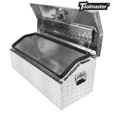 Pickup Trailer Tongue Storage Box 30x13x13 Aluminum Diamond Plate Toolbox Pickup Trailer Tongue Storage Box 30x13x13 Aluminum Diamond Plate Toolbox