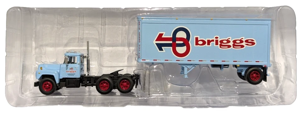 1:64 Scale First Gear 60-0284 Mack R-Series Tractor & Trailer - BRIGGS - BNIB - Image 2 of 2