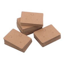 600 Pcs Blank Kraft Paper Jewelry Card Earring Cards for Selling