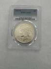 1922 D peace silver dollar AU 55